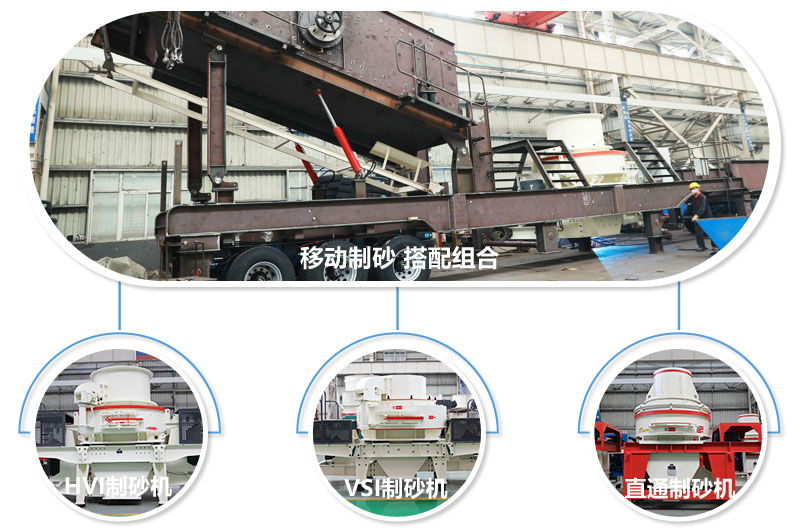 一臺(tái)設(shè)備可配備不同制砂機(jī)，減少成本20% 