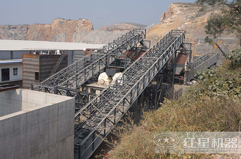 廣東廣州青石破碎加工現場圖片